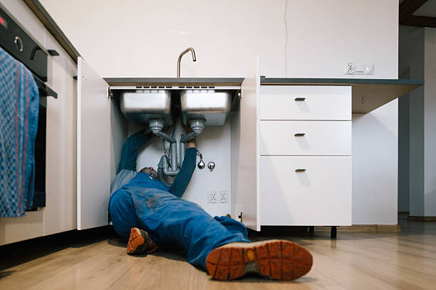 Professional Plumbing technician working in Trenton, TX